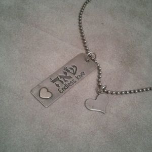 Talma Keshet Sterling Love Kabbalah necklace
